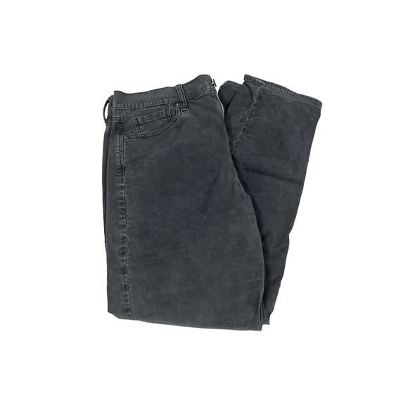 American Eagle Mom Jean Corduroy Straight Pant Super Stretch Womens 8 Reg Gray - Picture 1 of 5